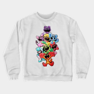 Poppy playtime smiling critters catnap Crewneck Sweatshirt